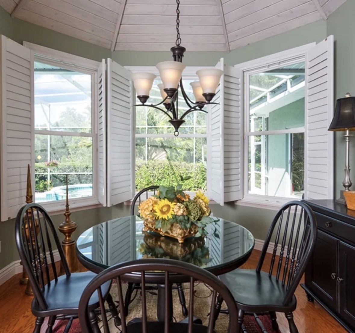 Framed shutters installation in Georgetown, TX
