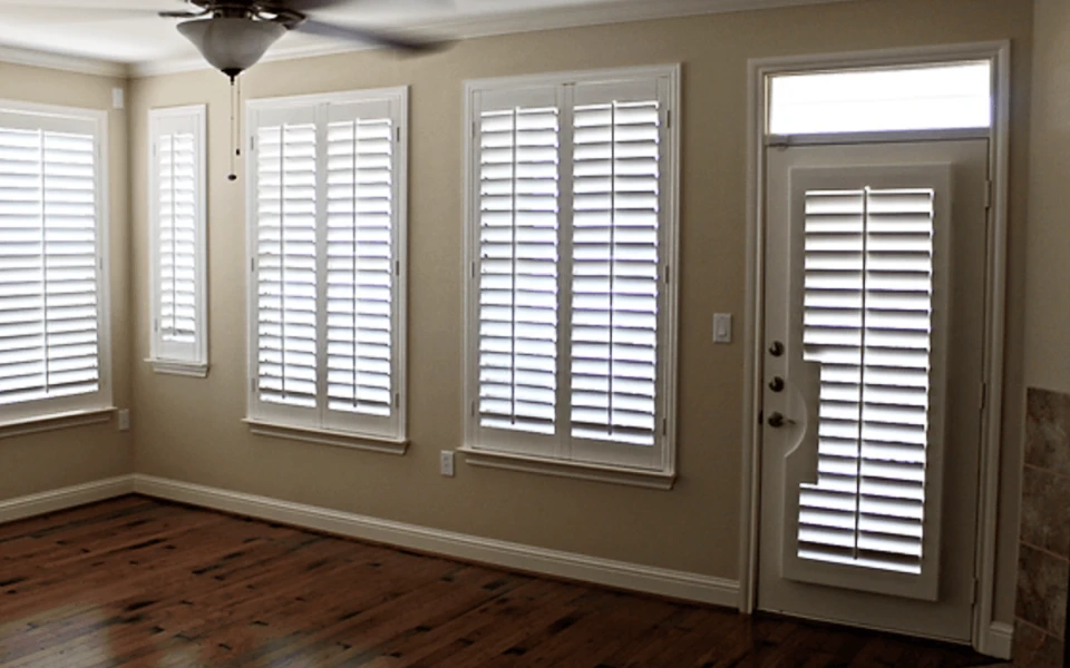 plantation shutters custom door window georgetown tx